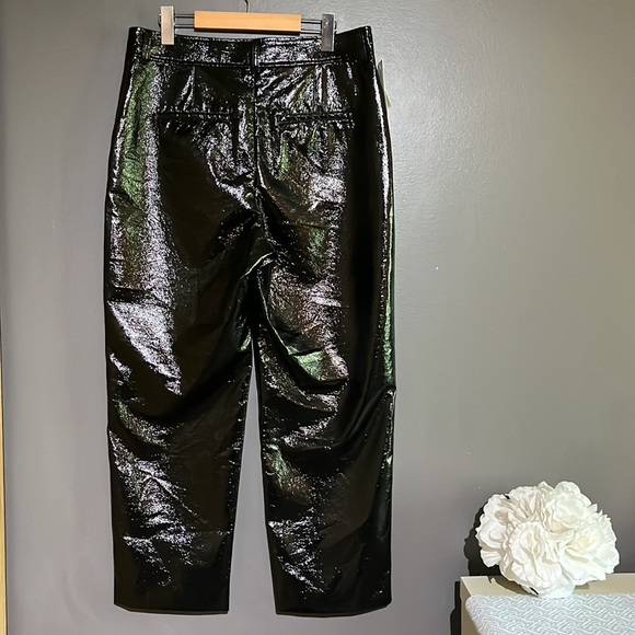 Aritzia Babaton New Command Ultra Glossy Trouser Pants NWT - Picture 6 of 16